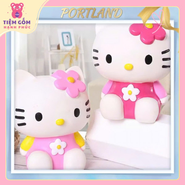 Heo đất tiết kiệm hello kitty