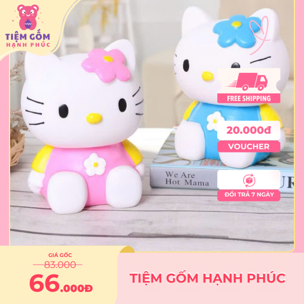 Heo đất tiết kiệm hello kitty