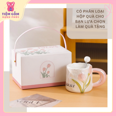 cốc gốm sứ hoa tulip 5