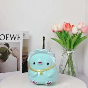 Heo tiết kiệm tiền tạo hình vịt con đội nón cute mini