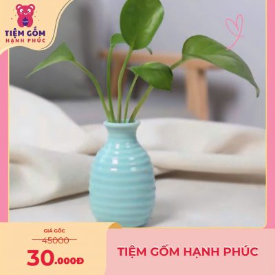 Bình gốm sứ cắm hoa mini nhiều màu sắc