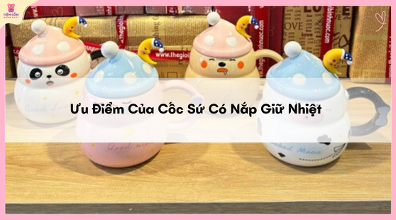 avata cốc sứ có nắp giữ nhiệt